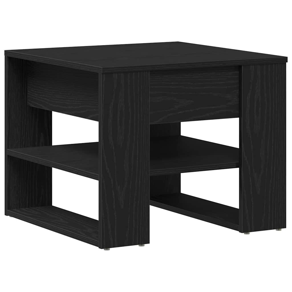 Mesa de centro carvalho preto 55,5 x 55 x 45 cm