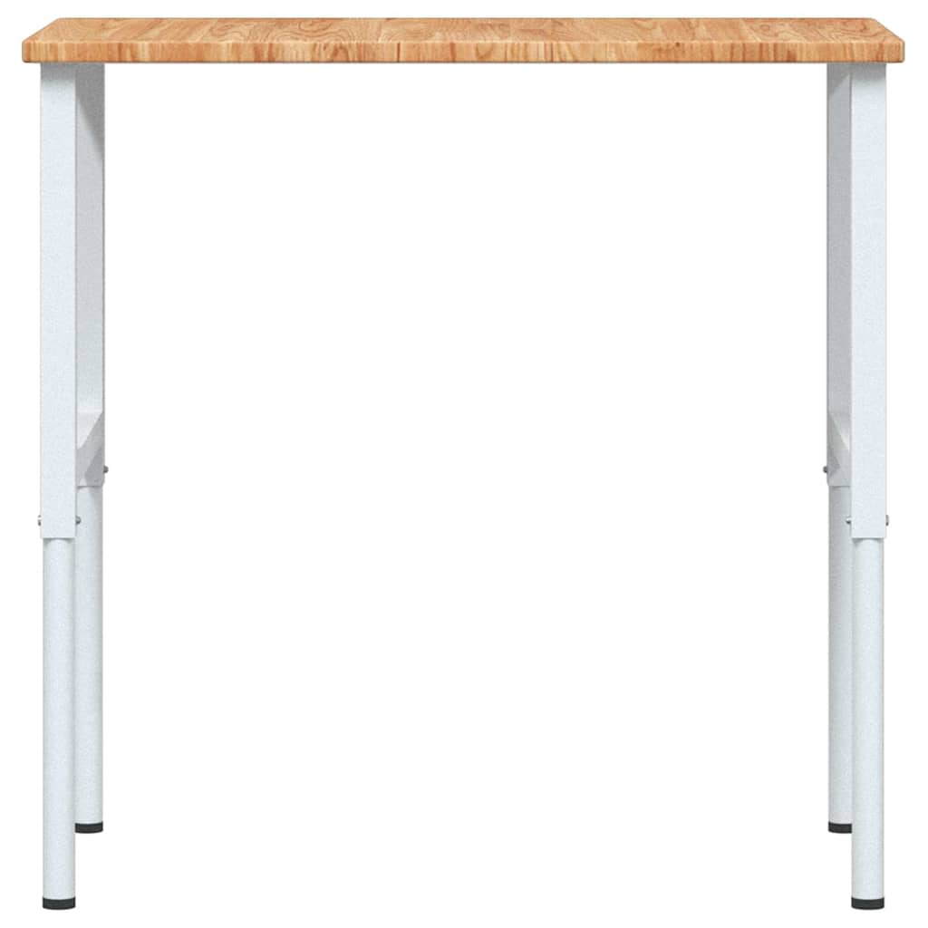 Bancada retangular 100x60x(71,5-98) cm carvalho castanho-claro