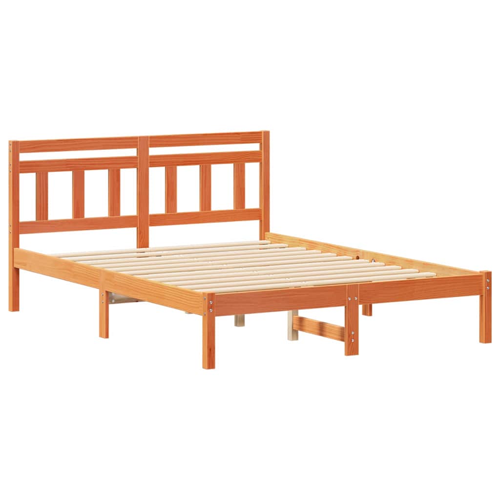Estrutura da cama castanho 120 x 190 cm