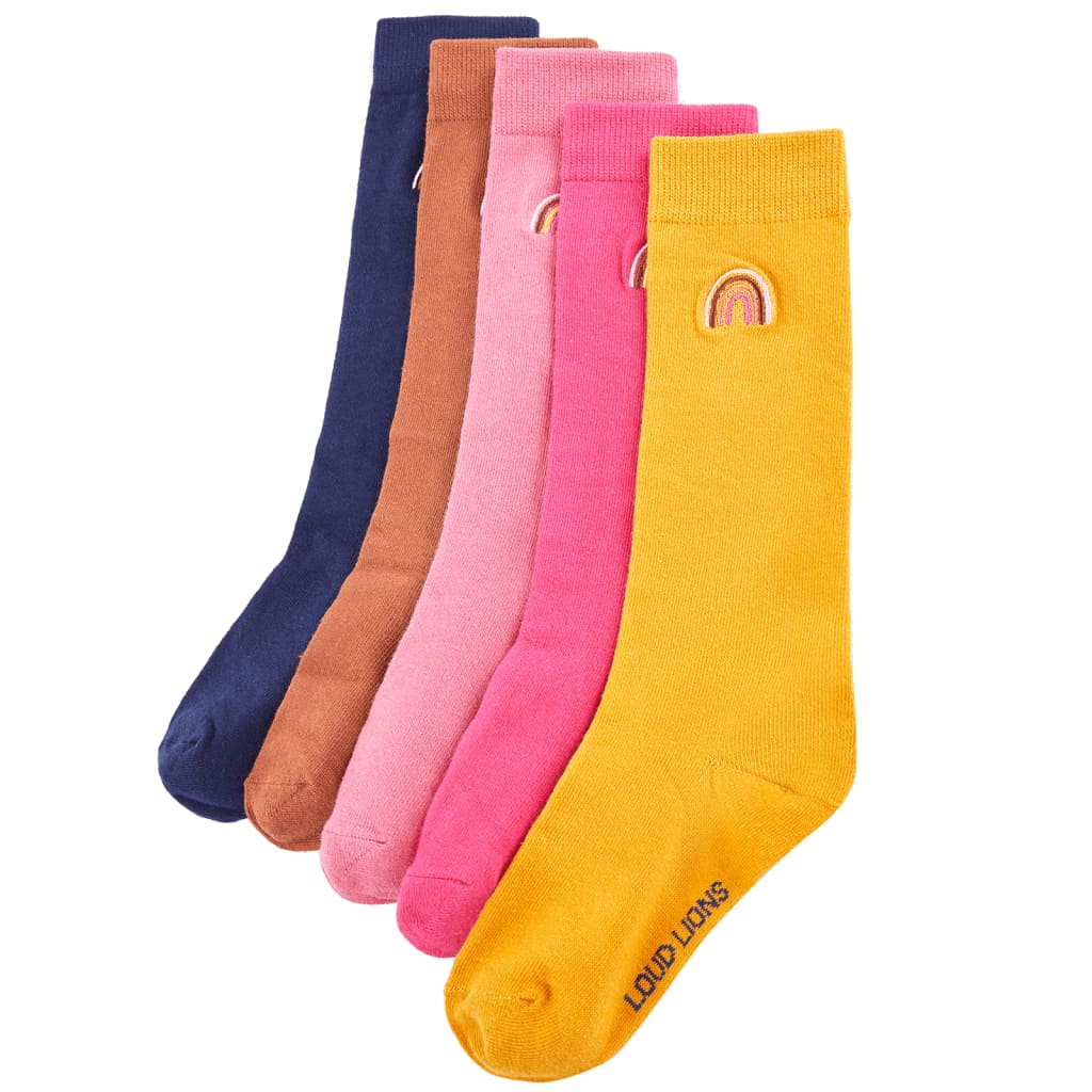 Meias para criança 5 pares ue 30-34