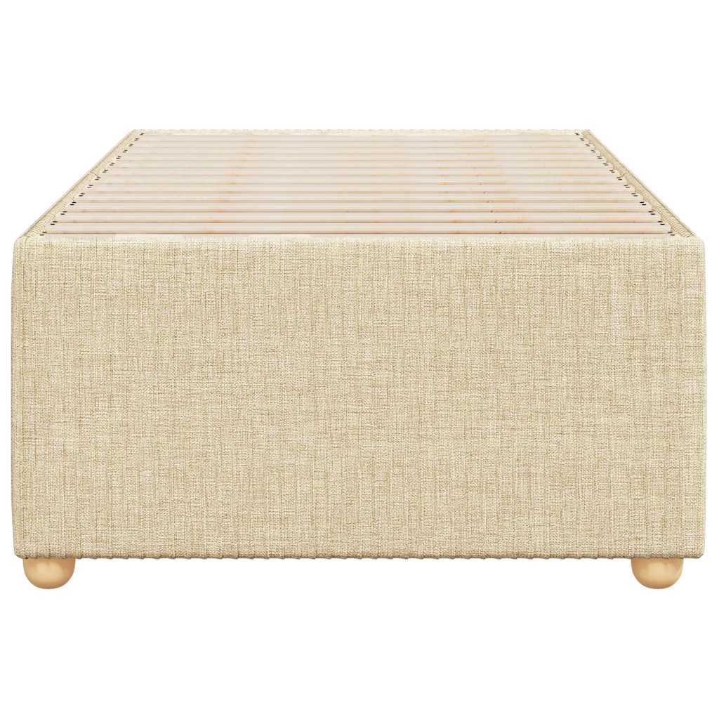Estrutura de cama sem colchão 80x200 cm creme