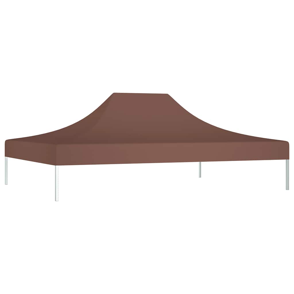 Teto para tenda de festas 4x3 m 270 g/m² castanho