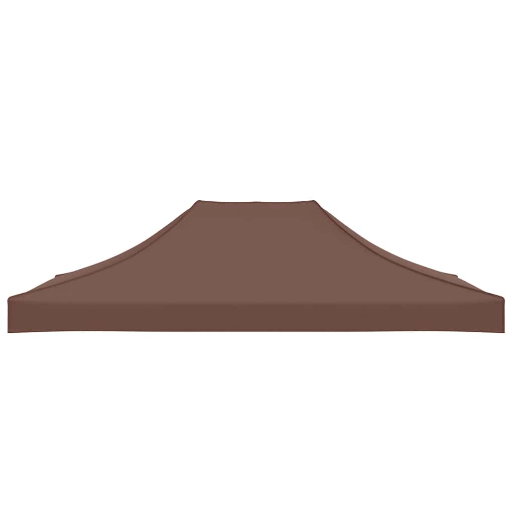 Teto para tenda de festas 4x3 m 270 g/m² castanho