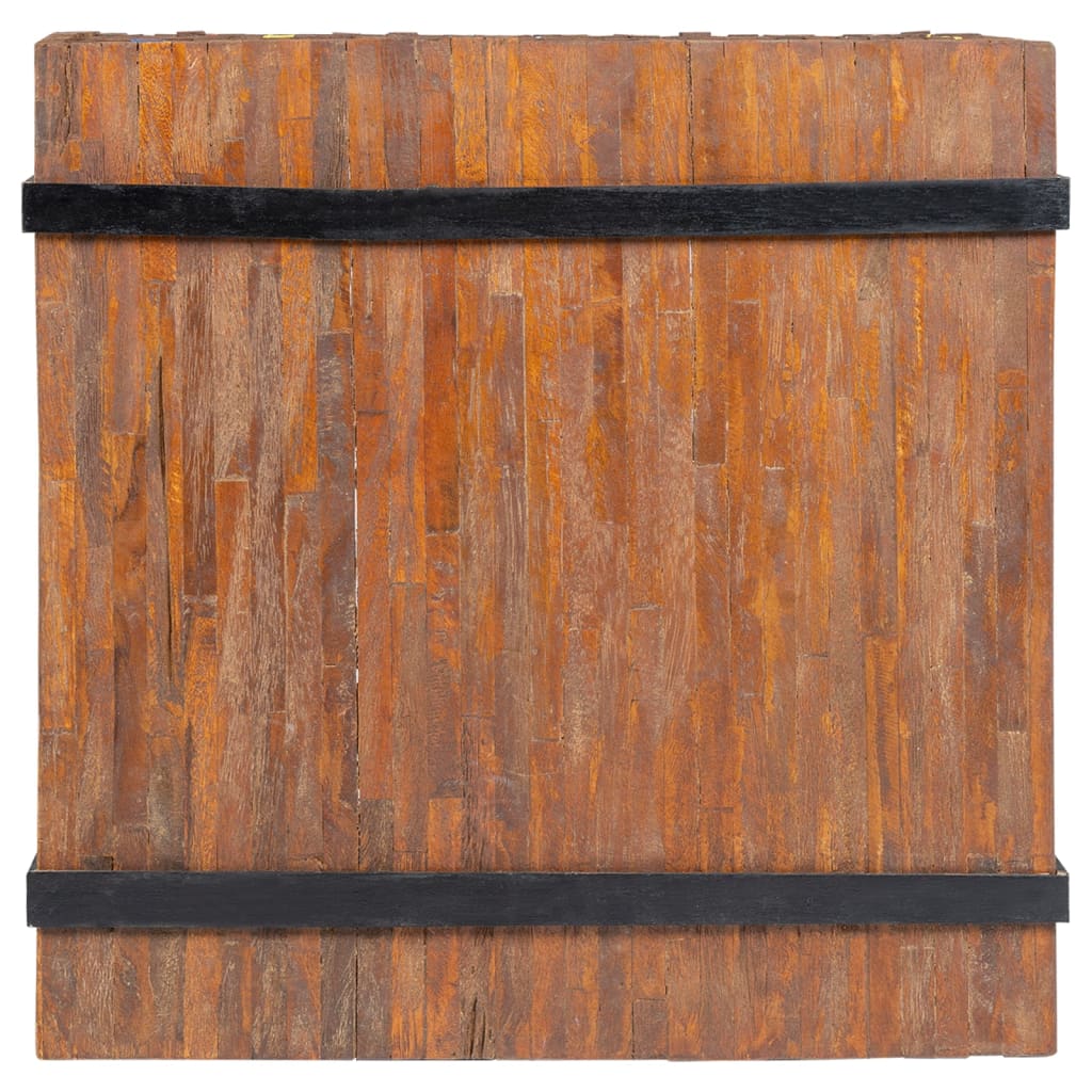 Mesa lateral em teca 60x60x38 cm