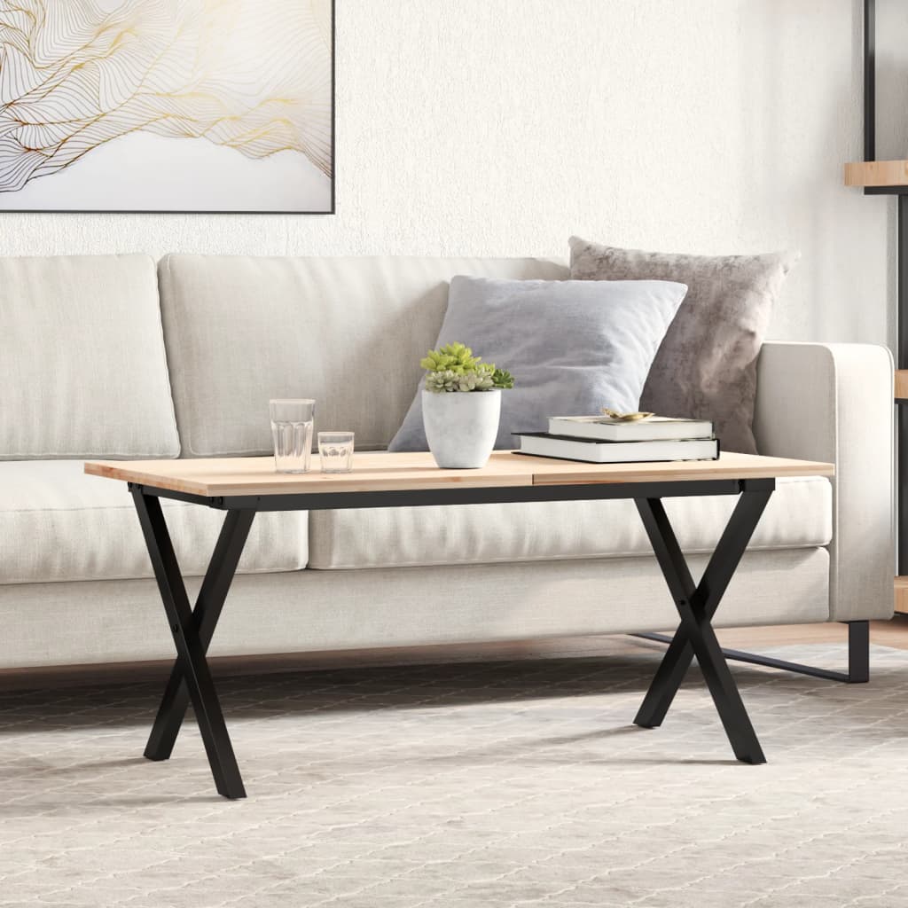 Pernas para mesa de centro estrutura em x aço