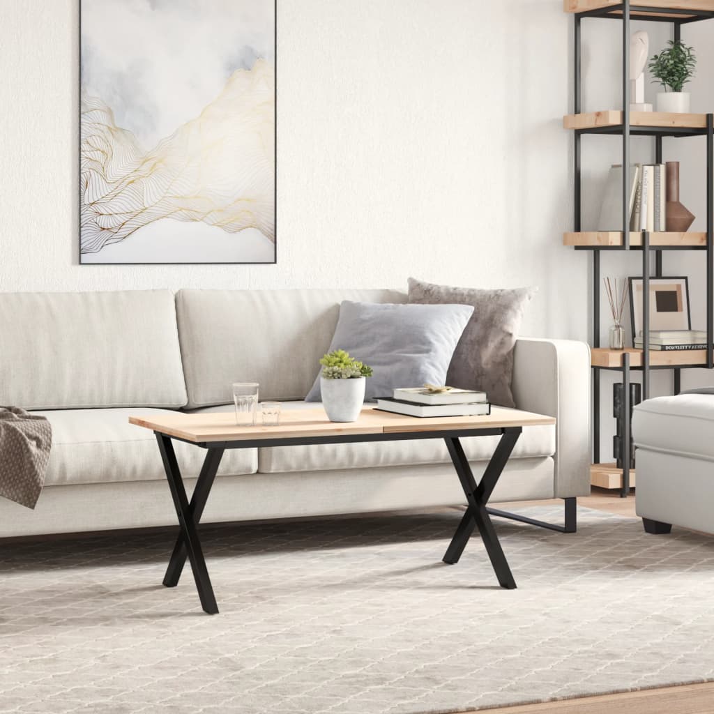 Pernas para mesa de centro estrutura em x aço