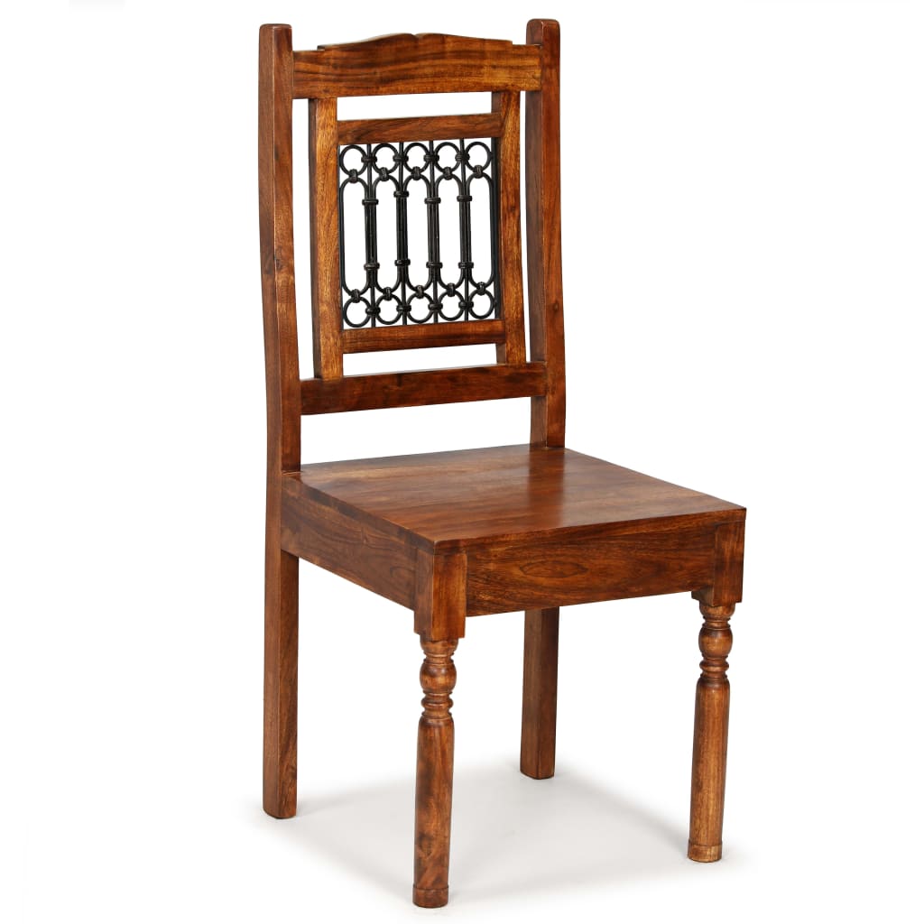Cadeiras de jantar 4 pcs madeira maciça clássico