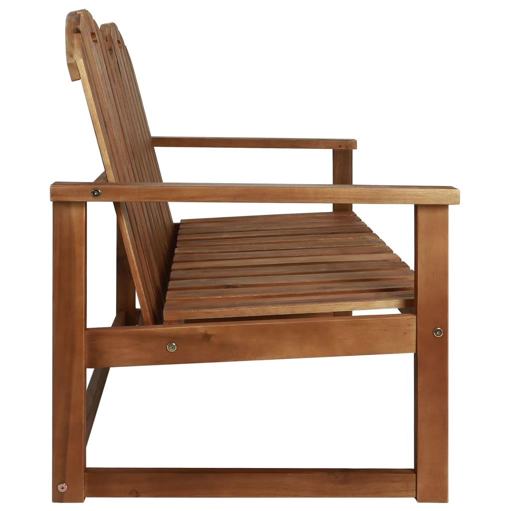 4 Pcs conjunto lounge exterior madeira acácia maciça