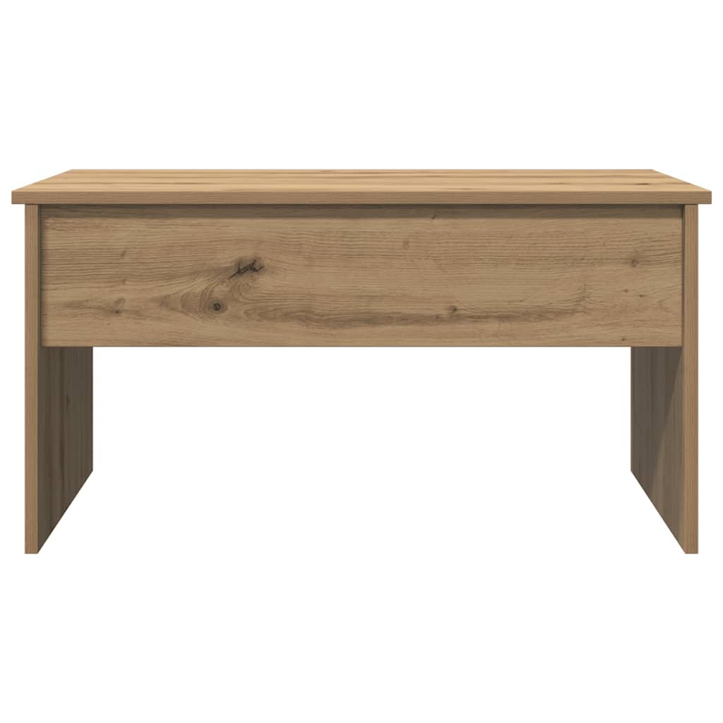 Mesa de centro 80x50,5x41,5cm deriv. madeira carvalho artisiano