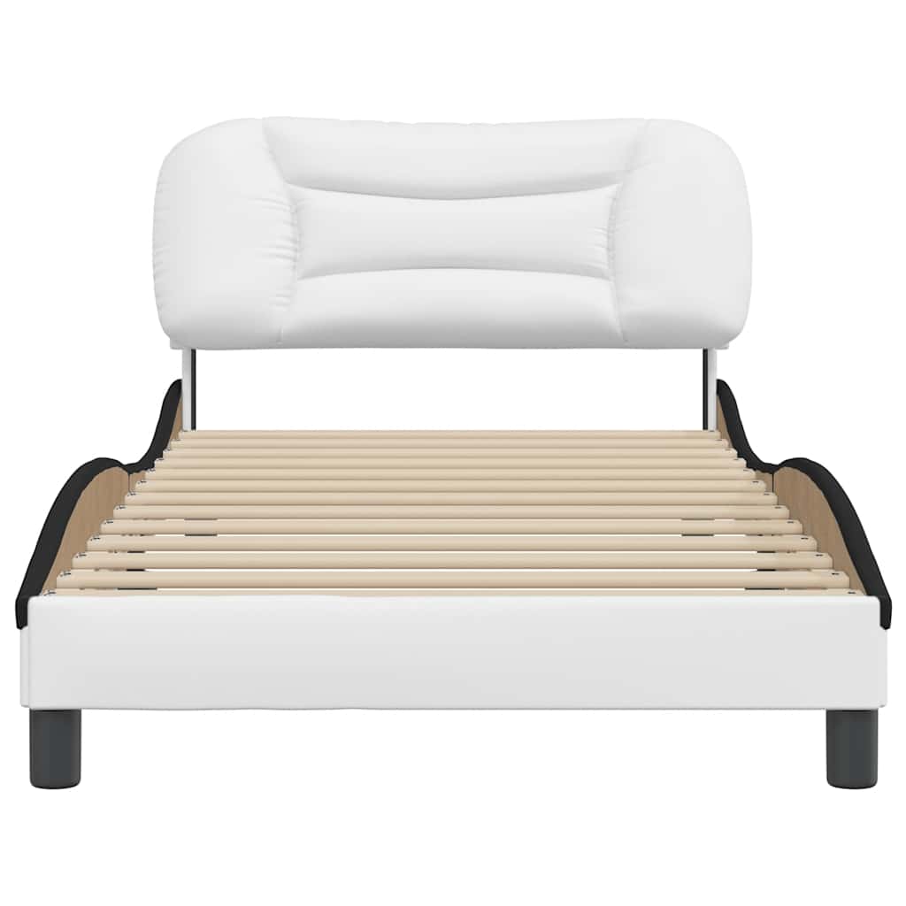 Estrutura de cama sem colchão hvar 100x200 cm couro artificial