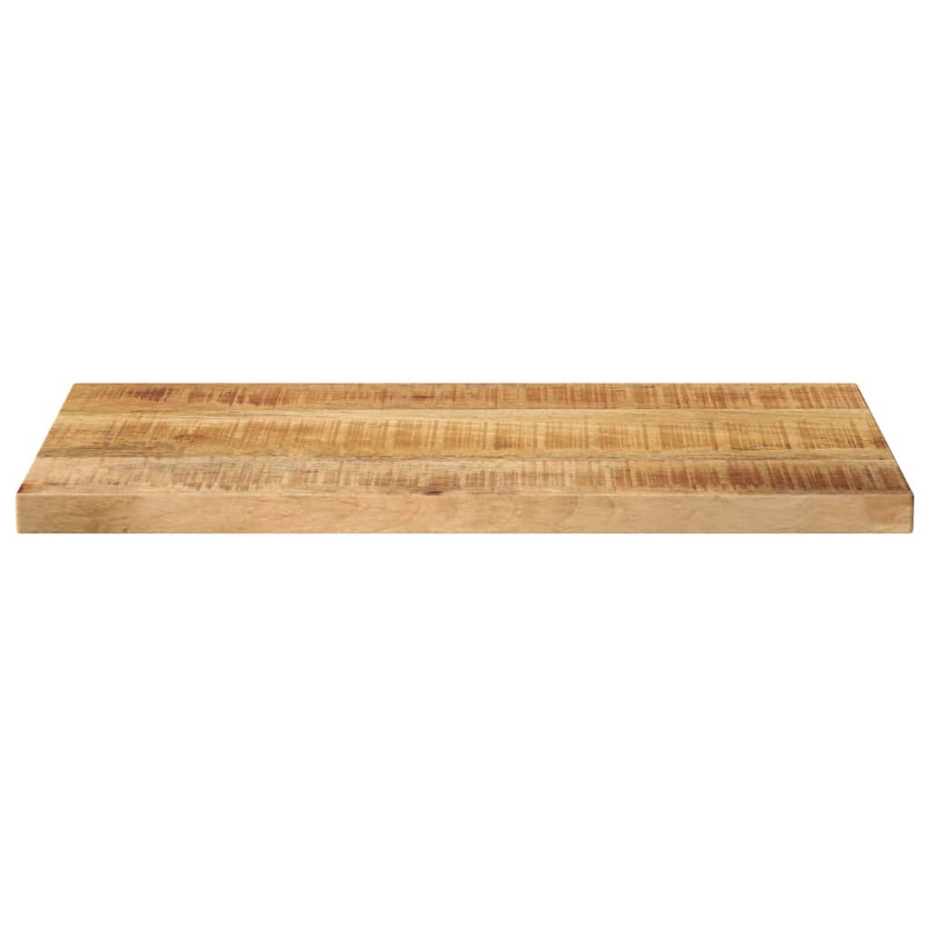 Tampo de mesa retangular 60x30x2,5 cm mangueira áspera maciça