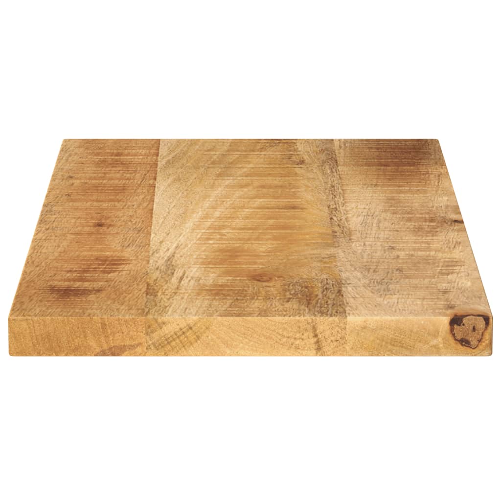 Tampo de mesa retangular 60x30x2,5 cm mangueira áspera maciça