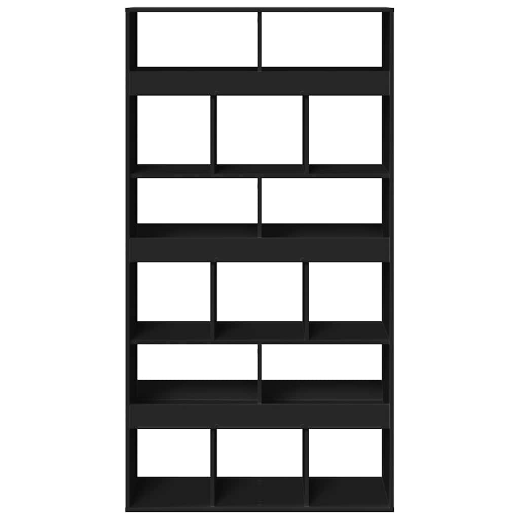 Estante 100x33x187,5 cm derivados de madeira preto