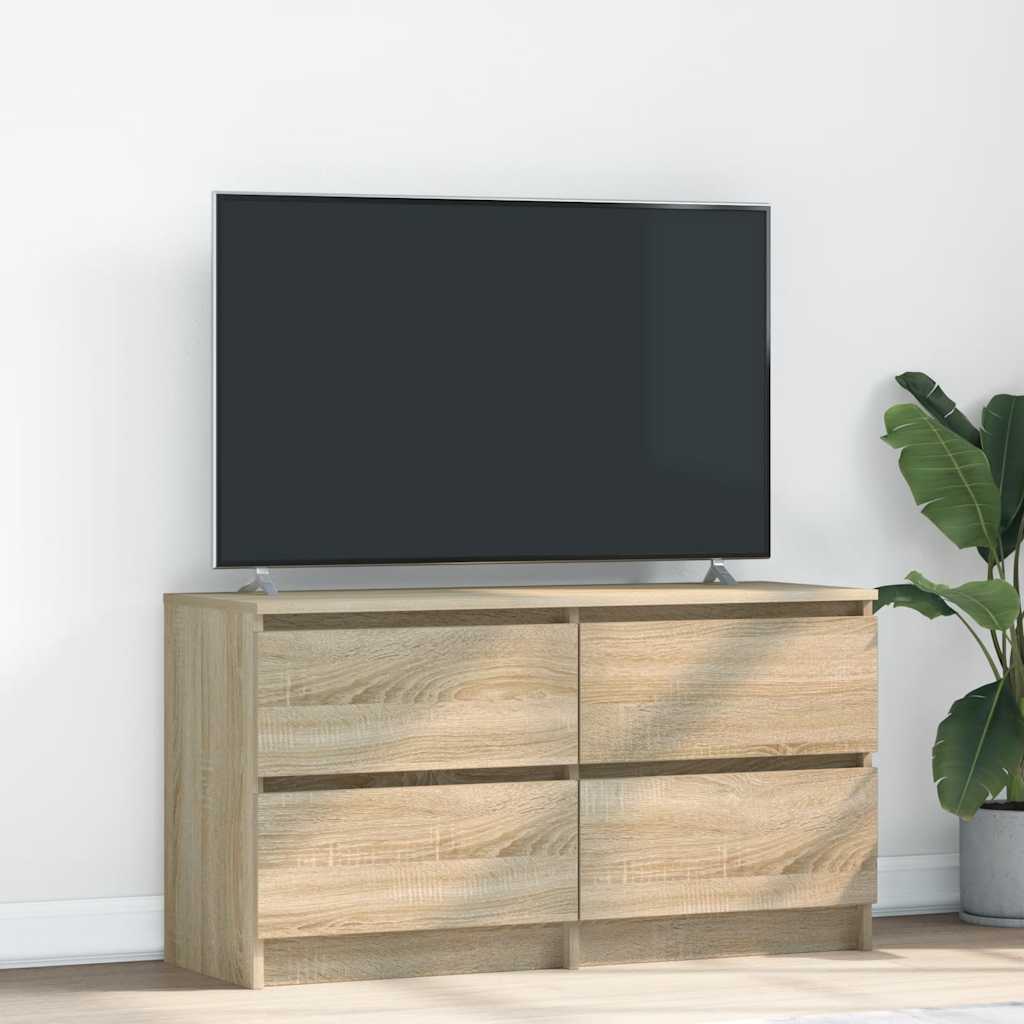 Móvel p/ TV 100x35x54 cm madeira processada carvalho sonoma