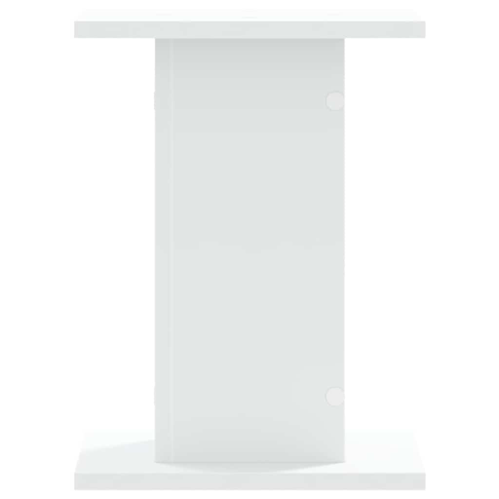 Suportes de colunas 2 pcs 30x30x40 cm derivados madeira branco