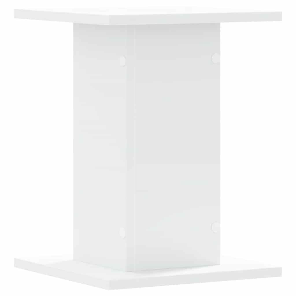 Suportes de colunas 2 pcs 30x30x40 cm derivados madeira branco