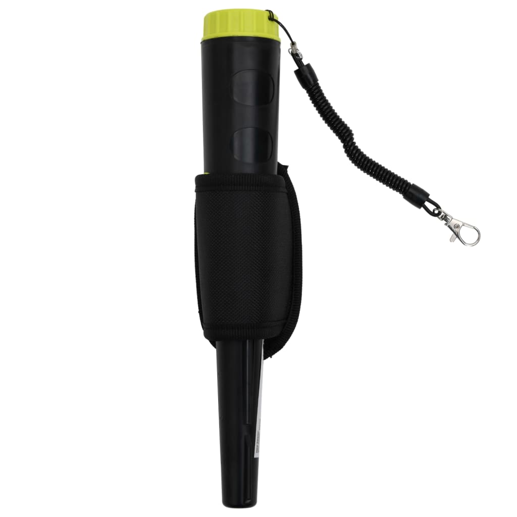 Detetor de identificação de metais com visor lcd preto/amarelo