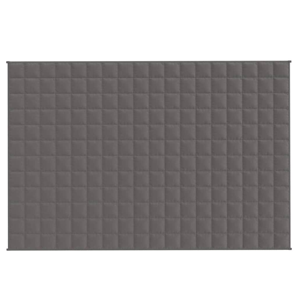 Manta pesada 5 kg 120x180 cm tecido cinza