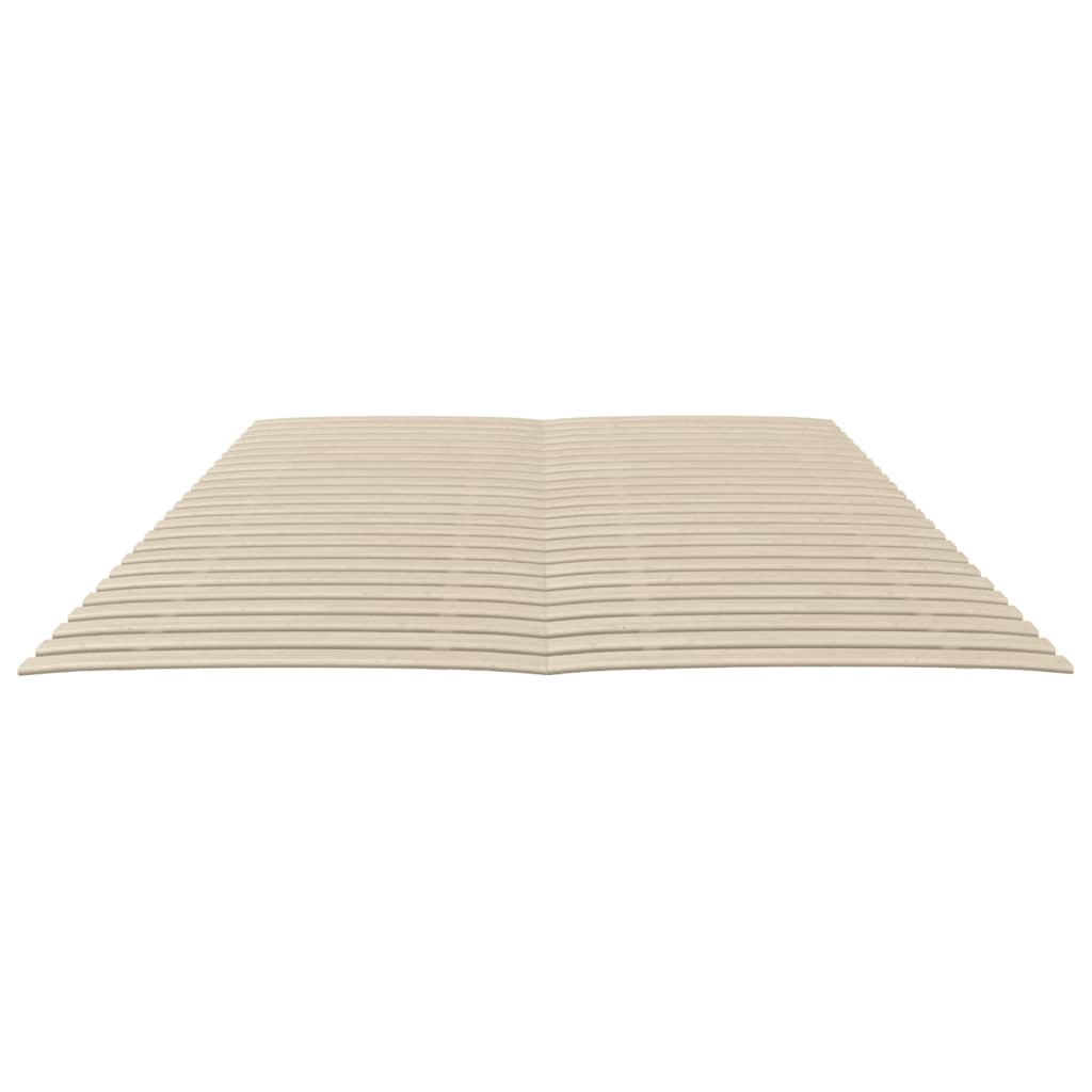 Substituição de ripas de cama com 48 ripas, 2 peças, 70x200 cm
