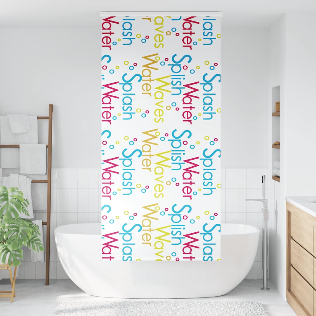Rolo de duche estores cassete 100x240 cm largura tecido 96 cm