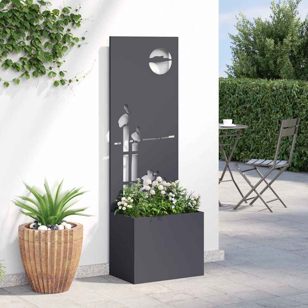 Tela de privacidade para jardim antracite 50 x 32 x 150 cm