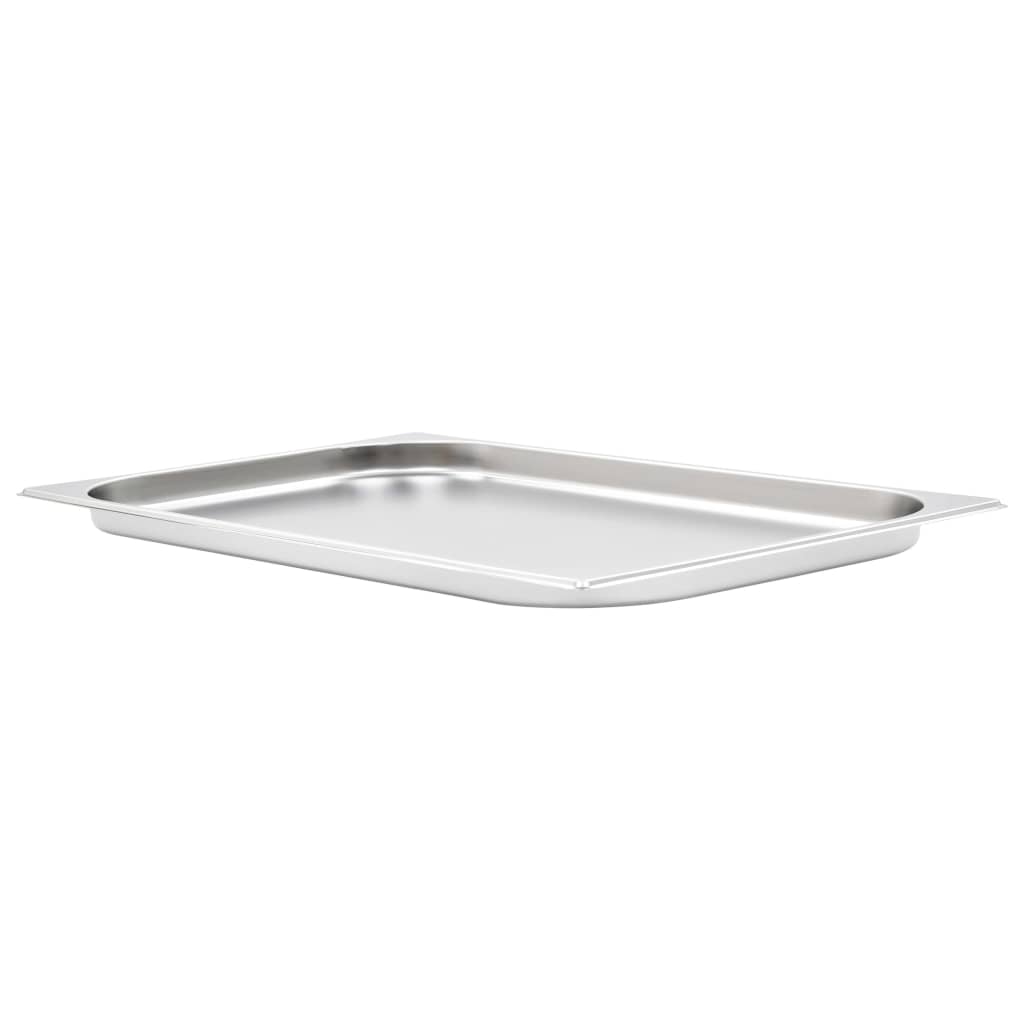 Recipientes gastronorm 4 pcs gn 1/1 20 mm aço inoxidável