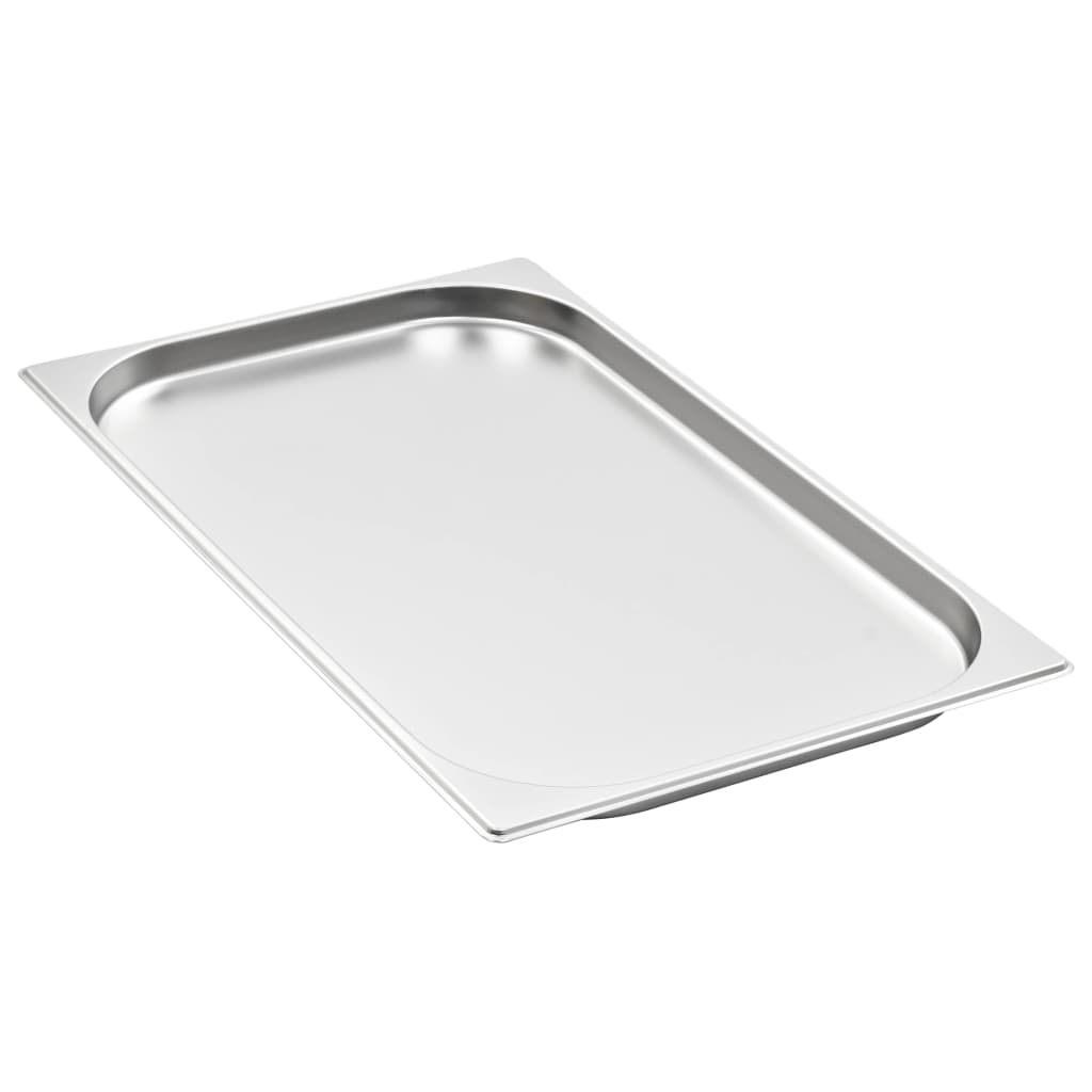 Recipientes gastronorm 4 pcs gn 1/1 20 mm aço inoxidável