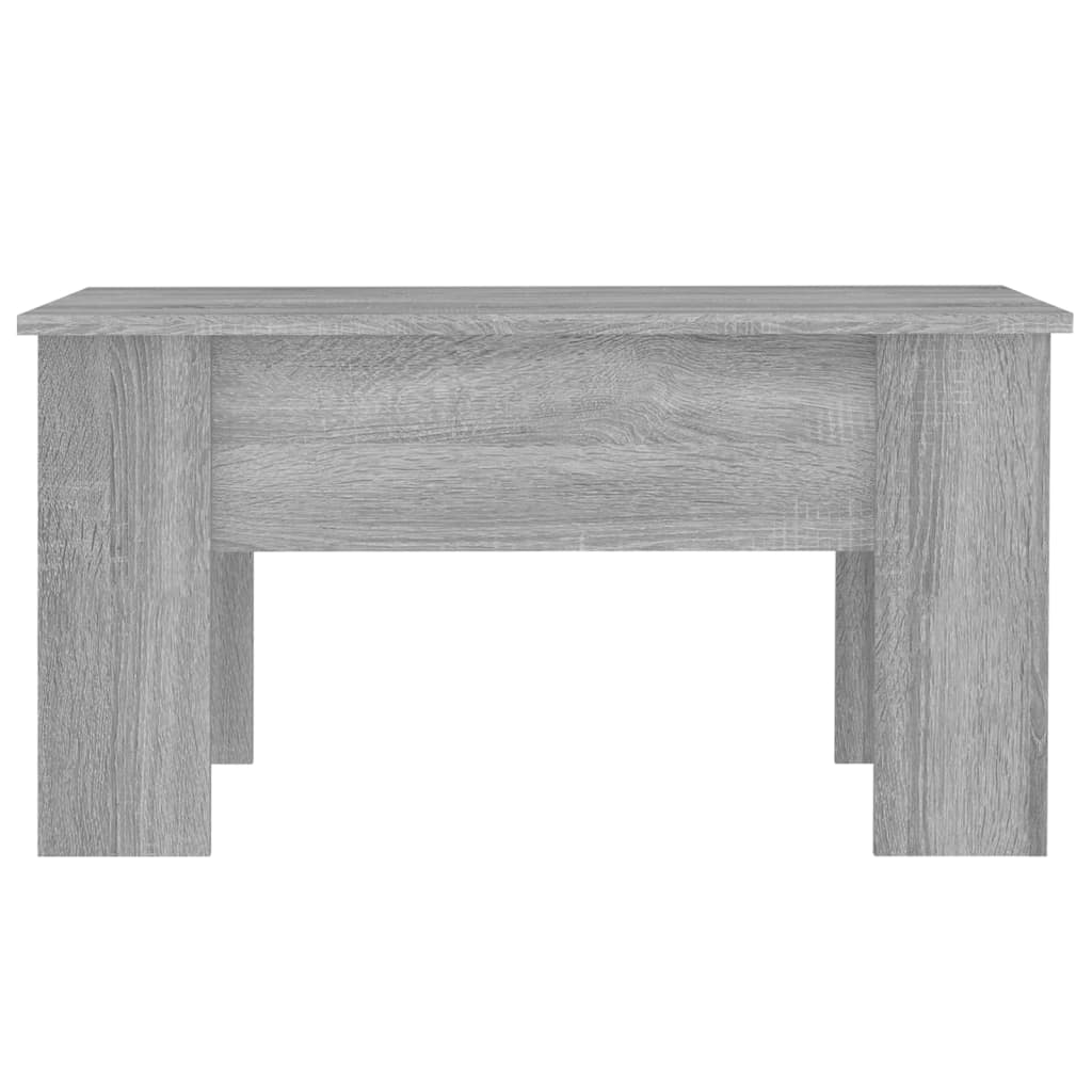 Mesa de centro 79x49x41cm derivados de madeira cinzento sonoma