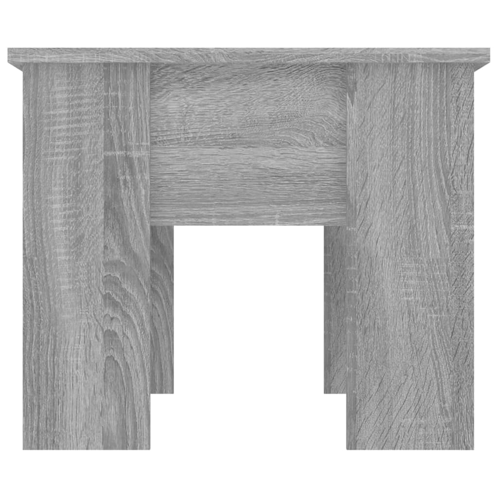 Mesa de centro 79x49x41cm derivados de madeira cinzento sonoma