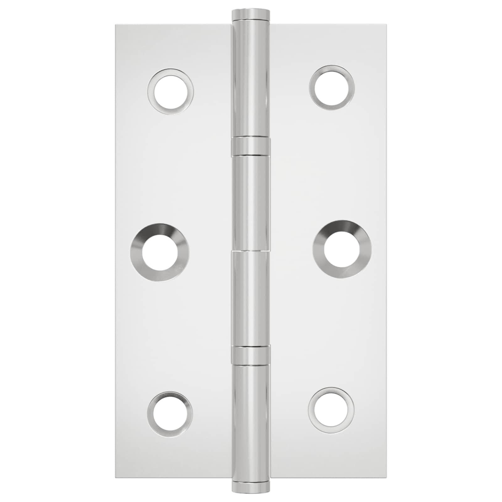 Dobradiça liso 899 unid. prateado 58 x 35 x 1 mm aço