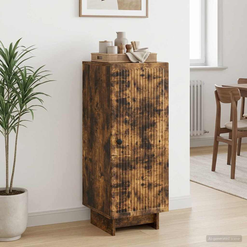 Buffet carvalho fumado 33 x 34,5 x 90 cm derivados de madeira