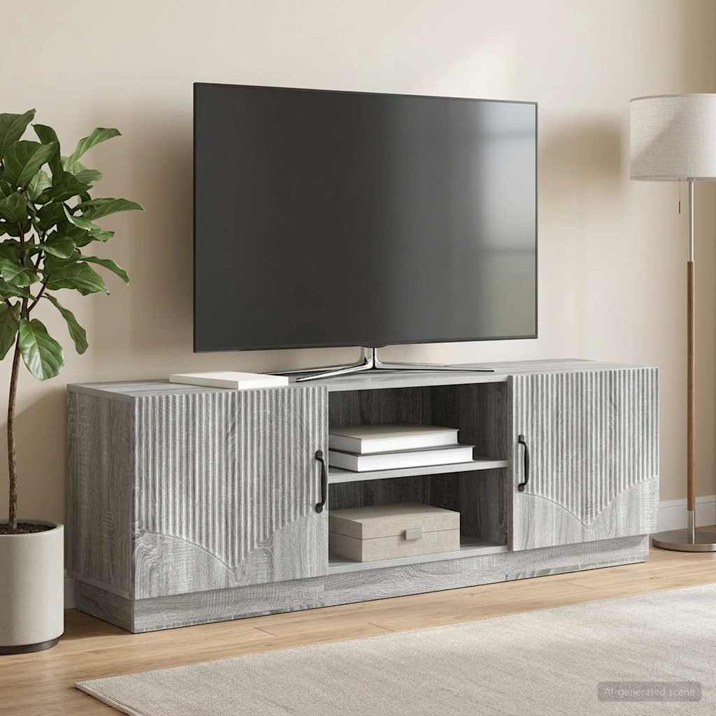 Gabinete para TV sonoma cinzento 150 x 31 x 47 cm