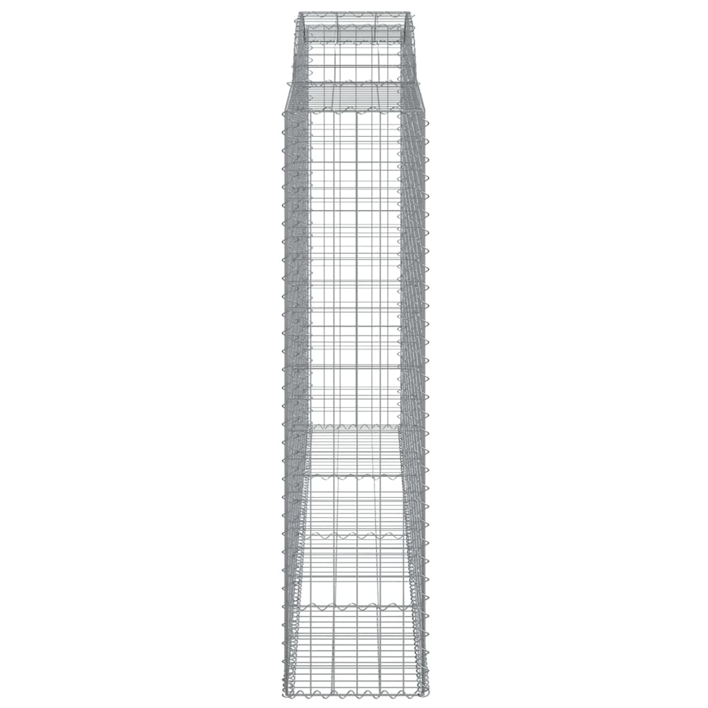 Cesto gabião arqueado 300x50x200/220 cm ferro galvanizado