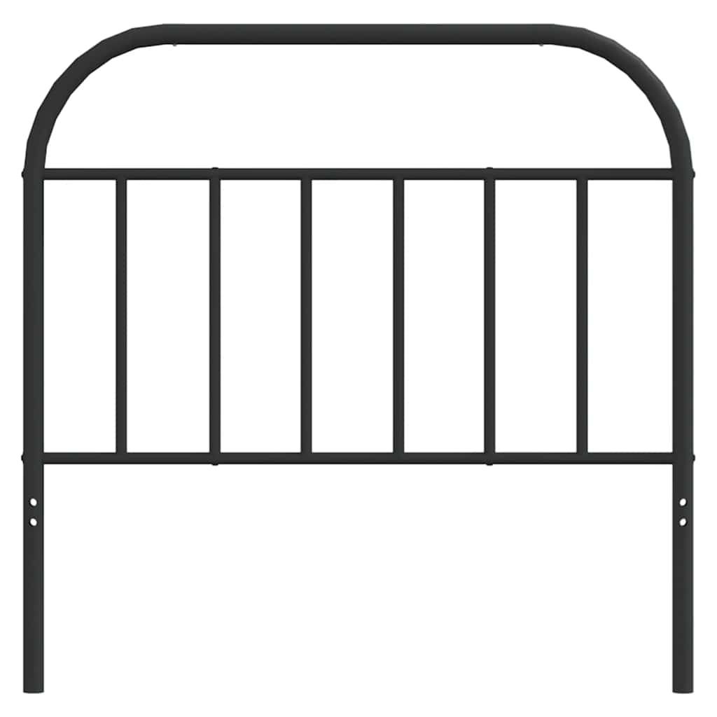 Cabeceira de substituição 100 cm metal preto