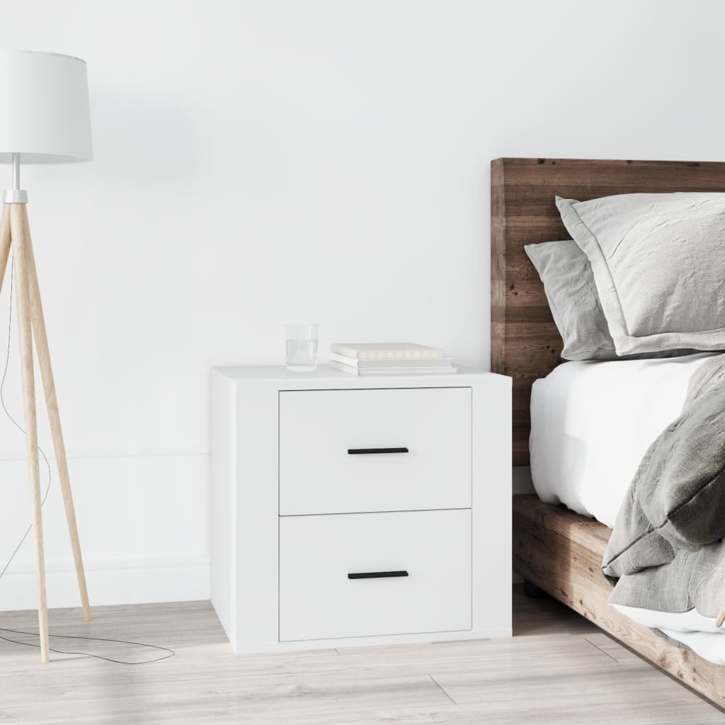 Mesa de cabeceira 50x39x47 cm branco