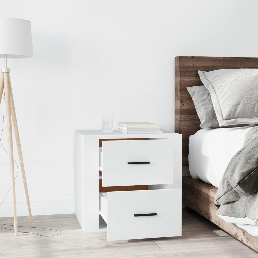 Mesa de cabeceira 50x39x47 cm branco