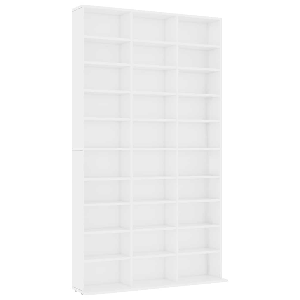 Armário para cd 102x23x177,5 cm derivados de madeira branco