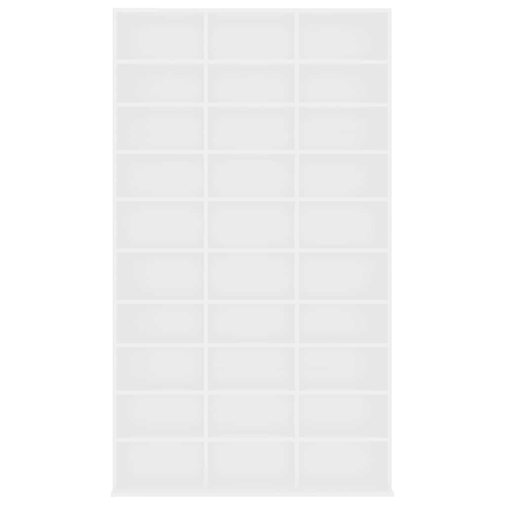 Armário para cd 102x23x177,5 cm derivados de madeira branco