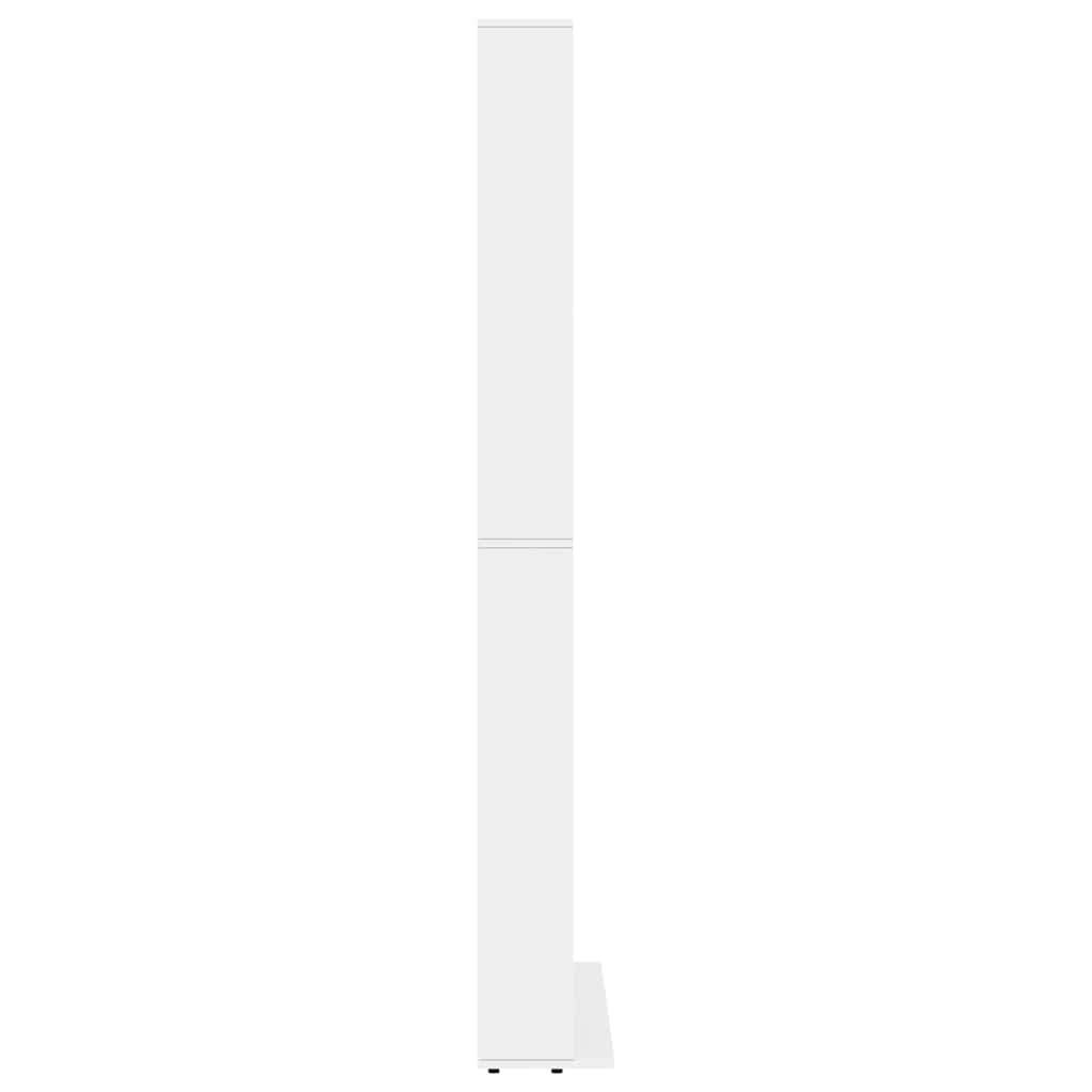 Armário para cd 102x23x177,5 cm derivados de madeira branco