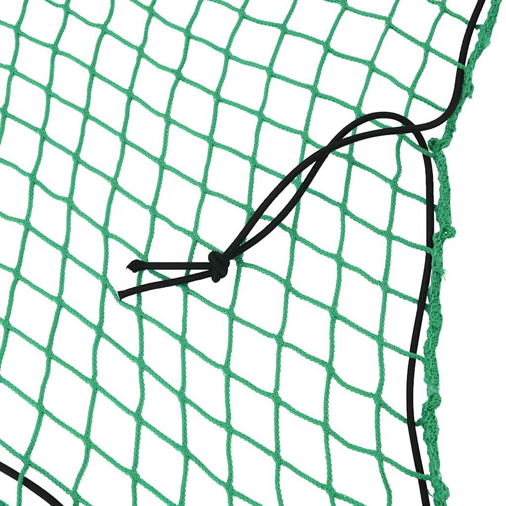 Rede para reboque com corda elástica 5x3 m PP verde