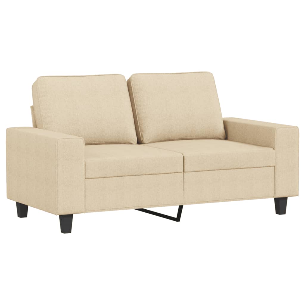 4 Pcs conjunto de sofás tecido cor creme