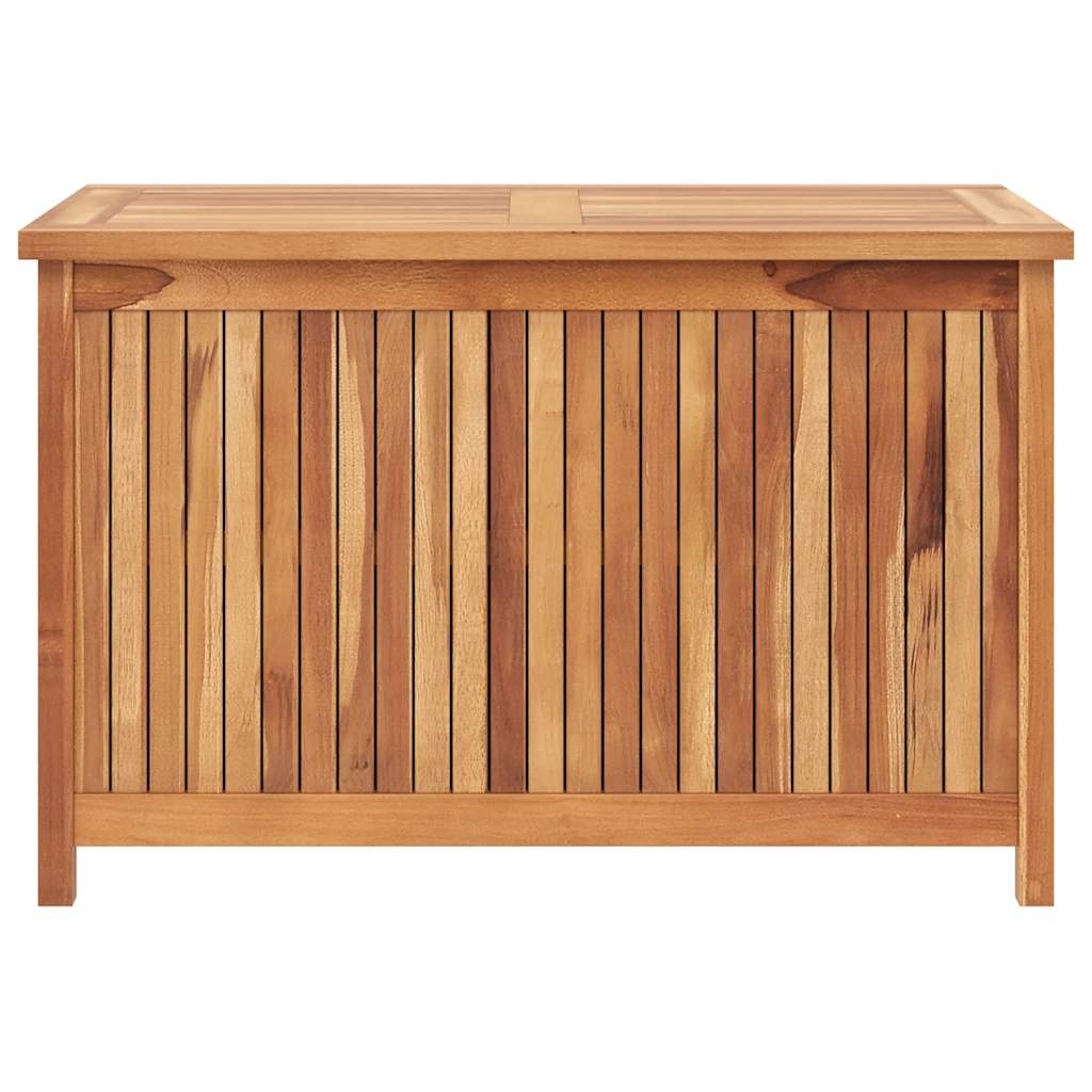Caixa arrumação para jardim 90x50x58 cm madeira de teca maciça