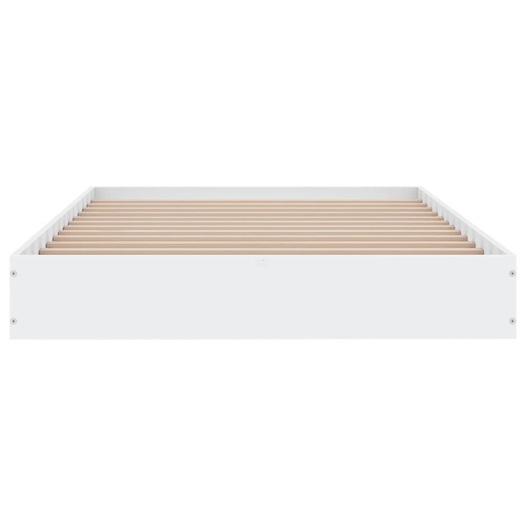 Estrutura de cama 90x190 cm derivados de madeira branco