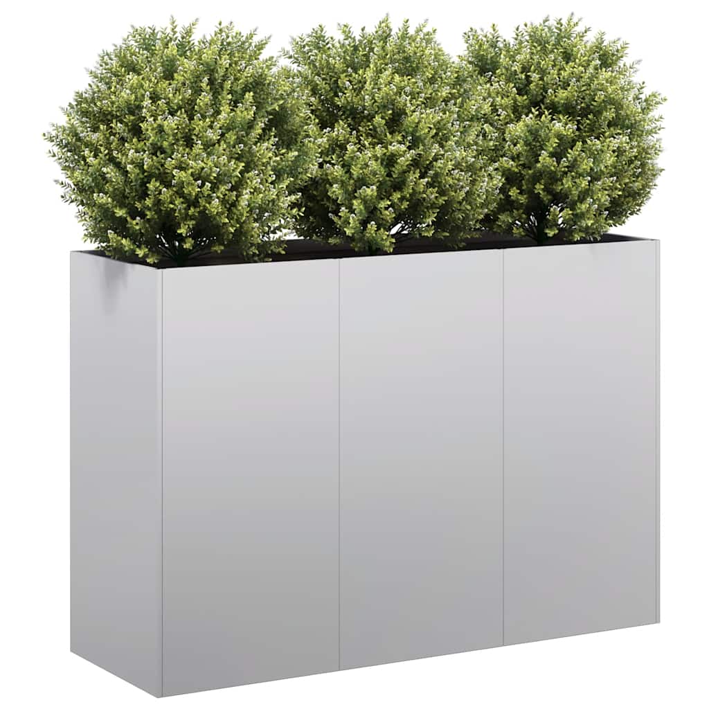 Planter 120x40x80 cm aço galvanizado