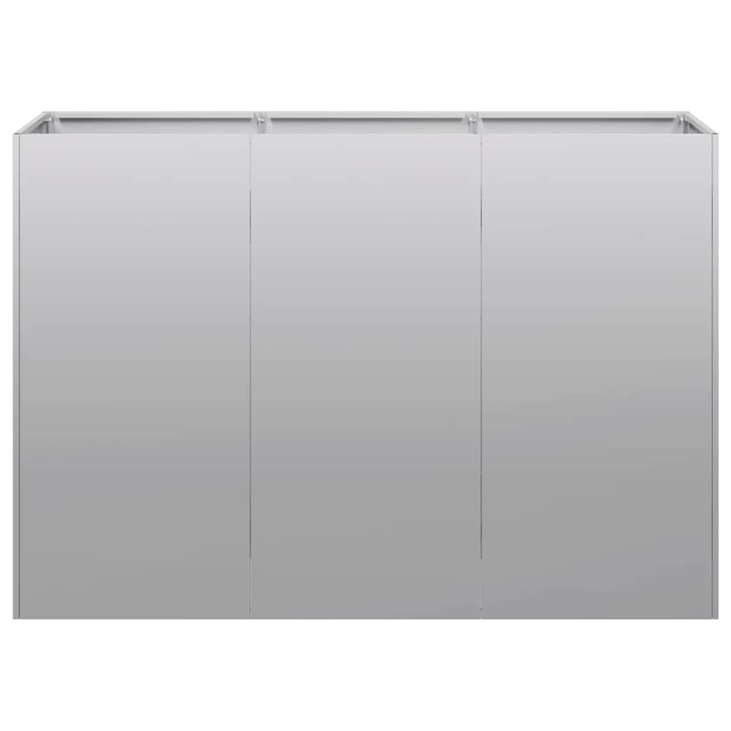 Planter 120x40x80 cm aço galvanizado