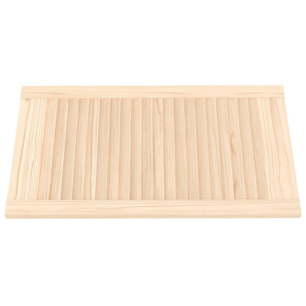 Portas de armário 4 pcs com design de persiana pinho maciço
