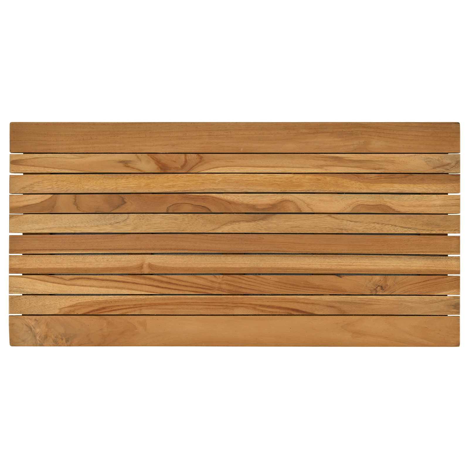Tampo de mesa 80 x 40 x 3,5 cm retangular natural