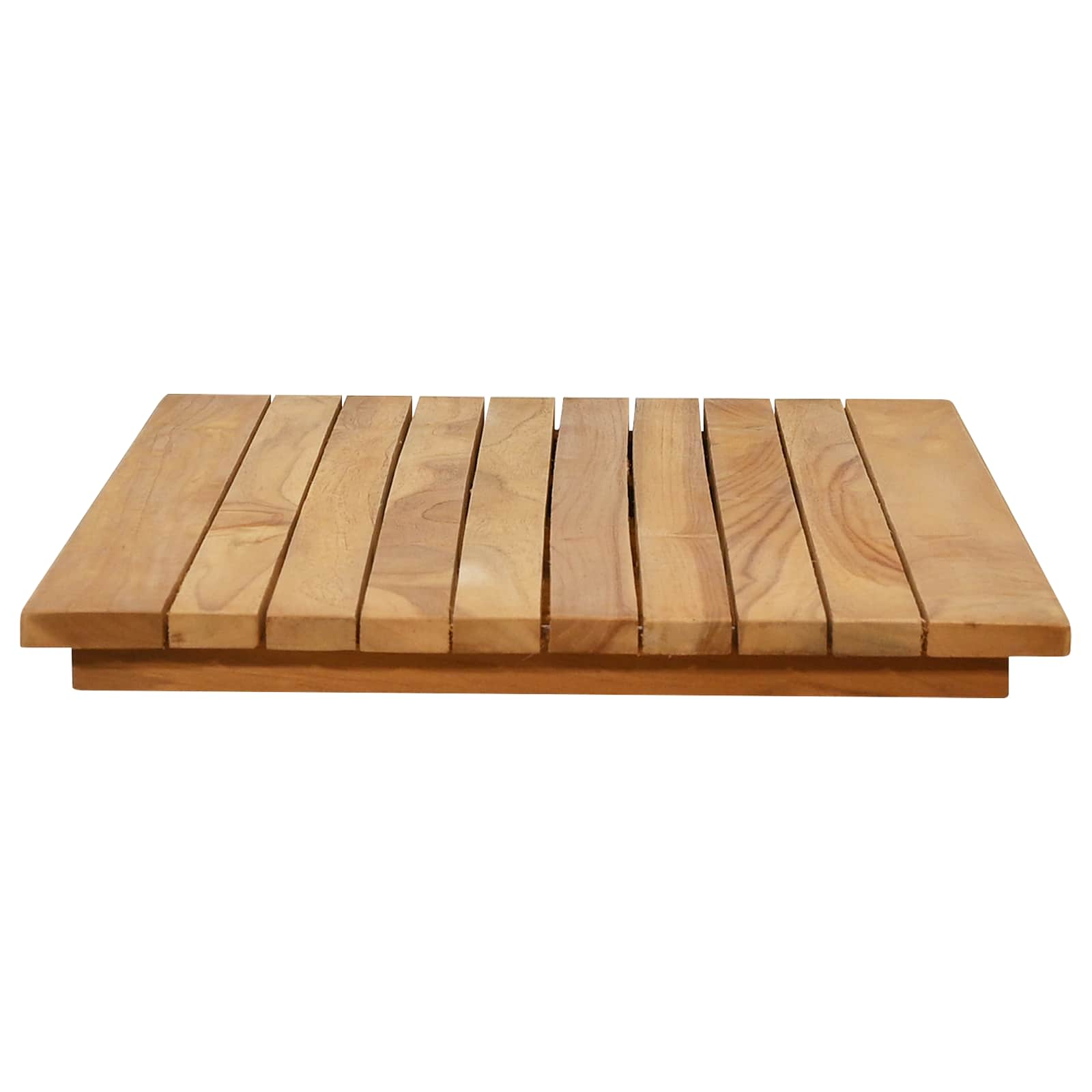 Tampo de mesa 80 x 40 x 3,5 cm retangular natural