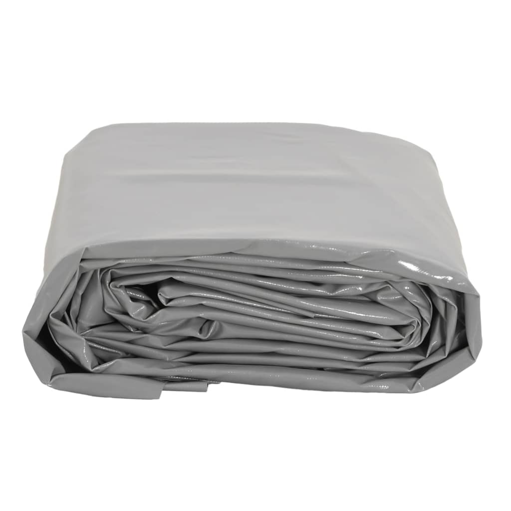 Lona 4x5 m 650 g/m² cinzento