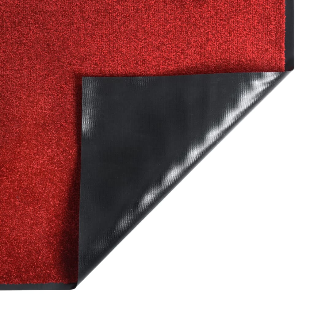 Tapete de porta 60x80 cm vermelho